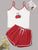 Cherry Print Cami Pajama Set