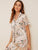 Floral & Leaf Print Satin Pajama Set