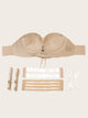 Lace-up Front Bra With Adjustable Strap