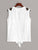 Knot Front Cut Out Shoulder Top