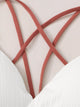 Rib Criss Cross Back Bra Set 2pack