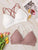 Rib Criss Cross Back Bra Set 2pack