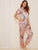 Crane & Tropical Print Satin Pajama Set