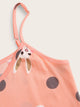 Rabbit Print Cami PJ Set With Eye Mask