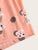 Rabbit Print Cami PJ Set With Eye Mask