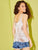 Strappy Back Tie Dye Top