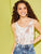 Strappy Back Tie Dye Top
