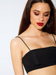Solid Fitted Crop Cami Top