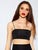 Solid Fitted Crop Cami Top