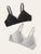 Adjustable Strap Bra Set 2pack