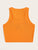 Neon Orange Angel Embroidery Knit Tank