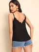 Button Detail Scallop Edge Cami Top