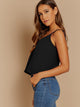 Double Strappy Flowy Solid Top