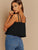 Double Strappy Flowy Solid Top