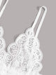 Eyelash Lace Satin Lingerie Set 4pack