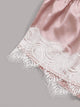 Eyelash Lace Satin Lingerie Set 4pack