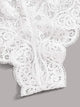 Eyelash Lace Satin Lingerie Set 4pack