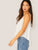 Strappy Detail High Low Flowy Top