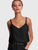 Solid Criss-cross Double Strappy Top