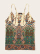 Plus Paisley Print Cami Top