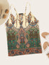 Plus Paisley Print Cami Top