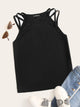 Strappy Detail Solid Top