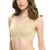 Front Cross Side Buckle Wireless Lace Bra