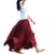 Long Skirts Women Shinning Chiffon Long Skirt