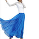 Long Skirts Women Shinning Chiffon Long Skirt