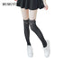 Nylon Cat Head And Tail Tattoo Stockings Lolita Velvet Knee Socks Tights