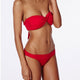 Strapless Bikini Set Solid Bathing Suit Women Plus Size