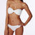 Strapless Bikini Set Solid Bathing Suit Women Plus Size