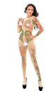 Bodystocking Bodysuits Underwear Tattoo Teddy Plus size