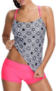 Sexy Women Sports Wear Tankini Swimwear Two Piece Swimsuits