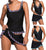 Sexy Women Tankini Two Piece Plus Size Vintage
