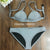 Cute Pink Neoprene Bikini Set Brand Swimsuit