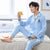 Cotton Pajamas Sets for Women & Men Long Sleeve Loungewear