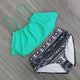 High Waist Swimsuit Halter Sexy Bikini Set