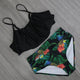 High Waist Swimsuit Halter Sexy Bikini Set