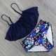 High Waist Swimsuit Halter Sexy Bikini Set
