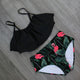 2018 Bikinis Women Swimwear High Waist Swimsuit Halter Sexy Bikini Set Retro Bathing Suits Plus Size Swimwear XXL