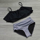 2018 Bikinis Women Swimwear High Waist Swimsuit Halter Sexy Bikini Set Retro Bathing Suits Plus Size Swimwear XXL