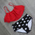 2018 Bikinis Women Swimwear High Waist Swimsuit Halter Sexy Bikini Set Retro Bathing Suits Plus Size Swimwear XXL