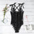 Women Spaghetti Strap Lace Teddies Bodysuit