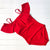 2018 New Sexy Off The Shoulder Solid Swimwear Women One Piece Swimsuit Female Bathing Suit Ruffle Monokini Swim Wear XL