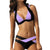 New Split Color Female Swimsuit Cross Sexy Bikini Ladies Swimwear