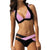New Split Color Female Swimsuit Cross Sexy Bikini Ladies Swimwear