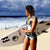Print Floral One Piece Swimsuit Long Sleeve Swimwear