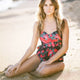 Push Up Tankini Set Swimsuit Plus Two Piece Suits Print Bathing Suit