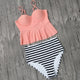 Push Up Tankini Set Swimsuit Plus Two Piece Suits Print Bathing Suit